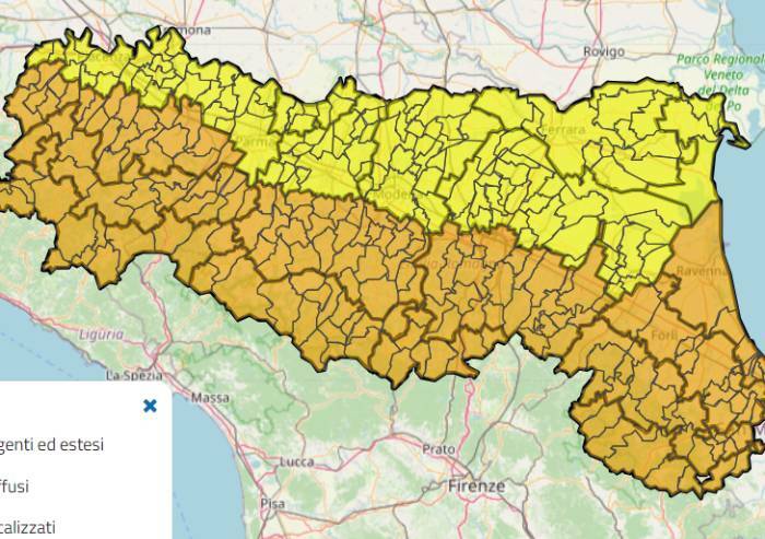 Maltempo, Domani Allerta Arancione A Modena E In Emilia - Societa ...