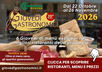 Spazio ADV dedicata a Giovedì Gastronomici